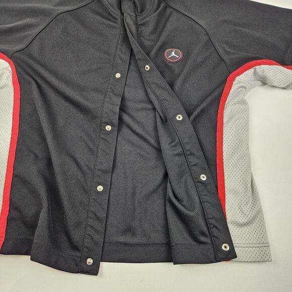 Michael Jordan Jumpman Performance Boy's Large (14/16) Snap Front Jersey Shirt - Picture 4 of 9